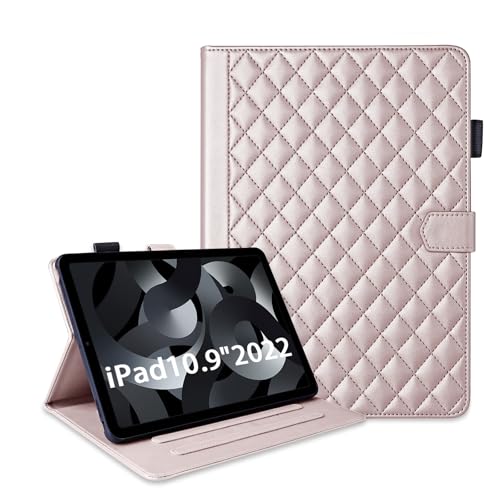 Étui iPad 10e génération 2022 anti-rayure rose pour modèles A2696 A2757