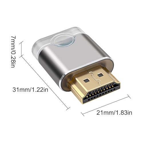 Pantalla virtual HDMI 8K MEIRIYFA para evitar bloqueos de GPU en servidores sin monitor 2