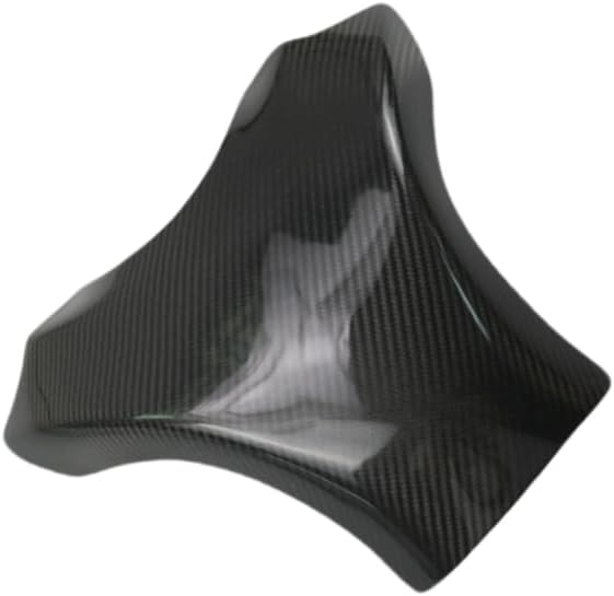 Motorcycle Carbon Fibre Fuel Tank Shelter Protect Carbon Fiber Cover Fit For Kawasaki Ninja ZX 6R 2019-2024