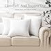 Phantoscope 18 x 18 Pillow Inserts - Pack of 4 Outdoor Water Resistant Throw Pillow Inserts Hypoallergenic Square Decorative Couch Sham Cushion Stuffer - 18 Inches