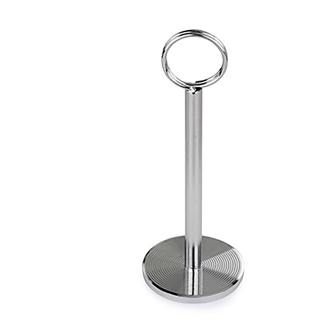 10 Stück Tischnummern-Kartenhalter, Tischkartenhalter für Hochzeiten, Restaurants und Partys, 4/6/8 Zoll runder Foto-Clip-Halter, Ständer, Silber/8 Zoll (4 Zoll)