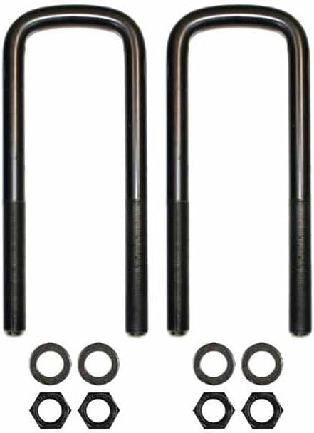 Technical Precision Replacement for International 7600 Year 2009 SEMI Round U-Bolt KIT 1 X 4 X 12 INCH