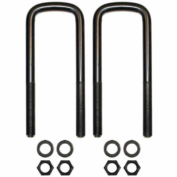 Replacement for International 7300 Year 2007 SEMI Round U-Bolt KIT 1 X 4 X 12 INCH by Technical Precision