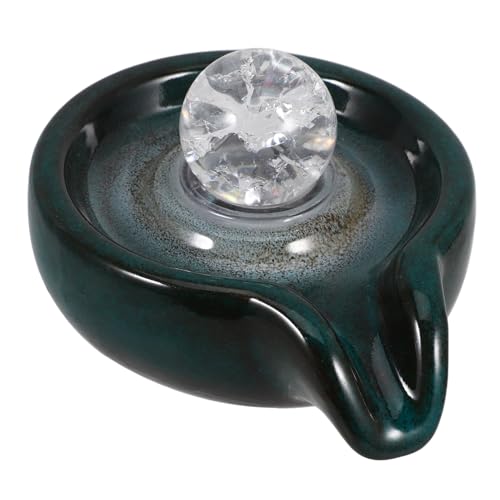 SOLUSTRE Waterfall Fountain Outdoor Accessory Ceramic Circulating Decor for Landscape Courtyard Water Feature