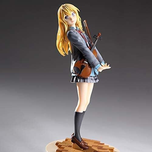 New hot 23cm Your Lie in April Miyazono Kaori violin Action figure toys collection doll Christmas gift with box Toy Collectors