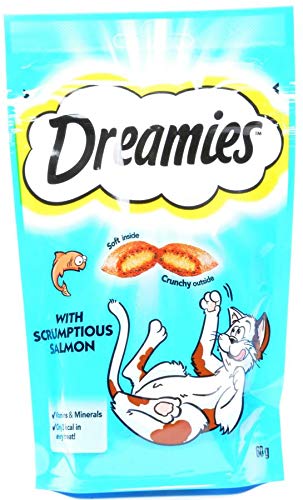 Dreamies Cat Food (Salmon 3 x 60g)