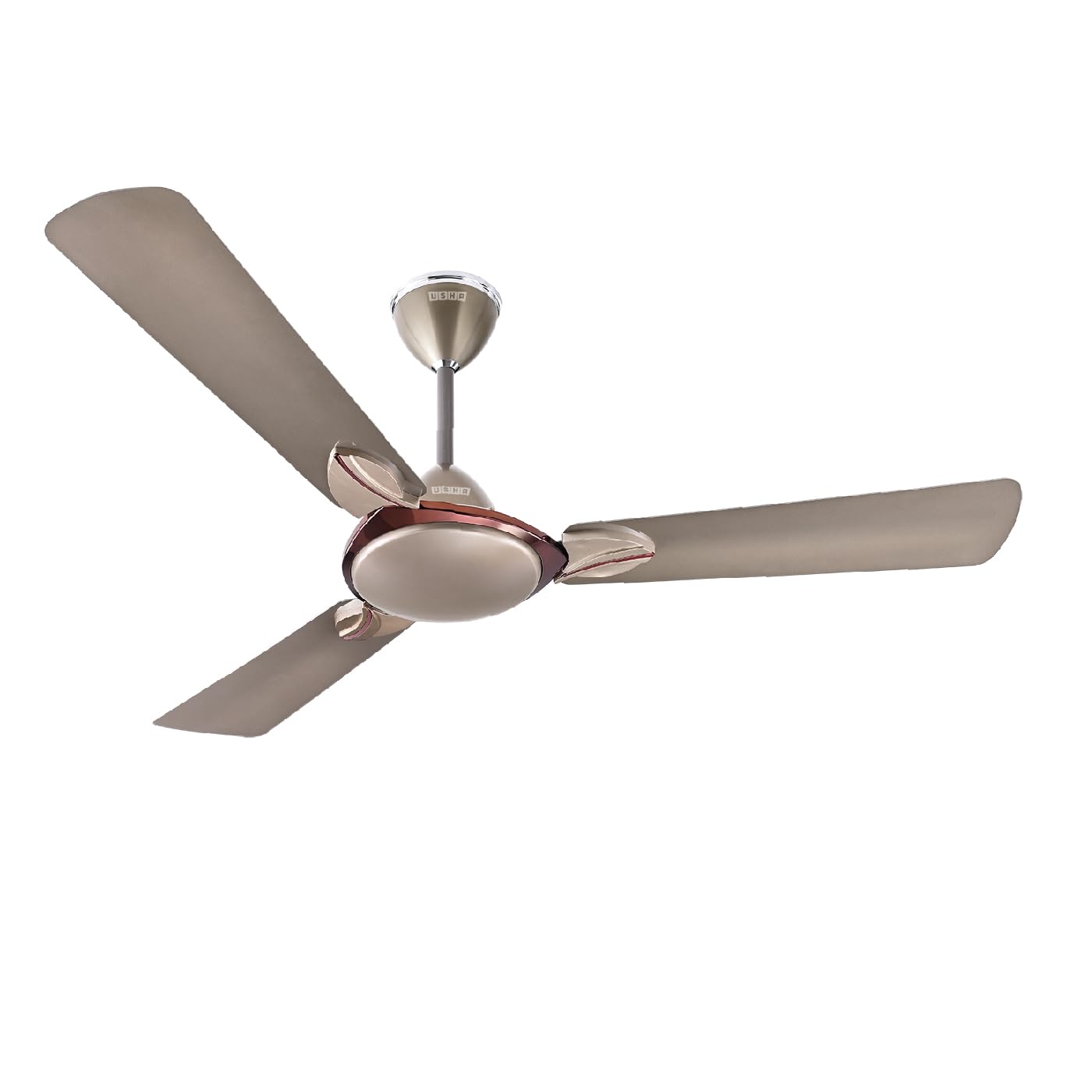 USHA Super Striker 1200mm Energy Saving High Speed Scratch & Dust Resistant Decorative Ceiling Fan (Dark Brown)