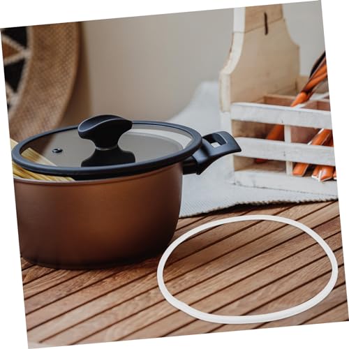 Levemolo Balde de sopa com anel de vedação Tampa de vedação para balde de sopa Tampa de silicone par