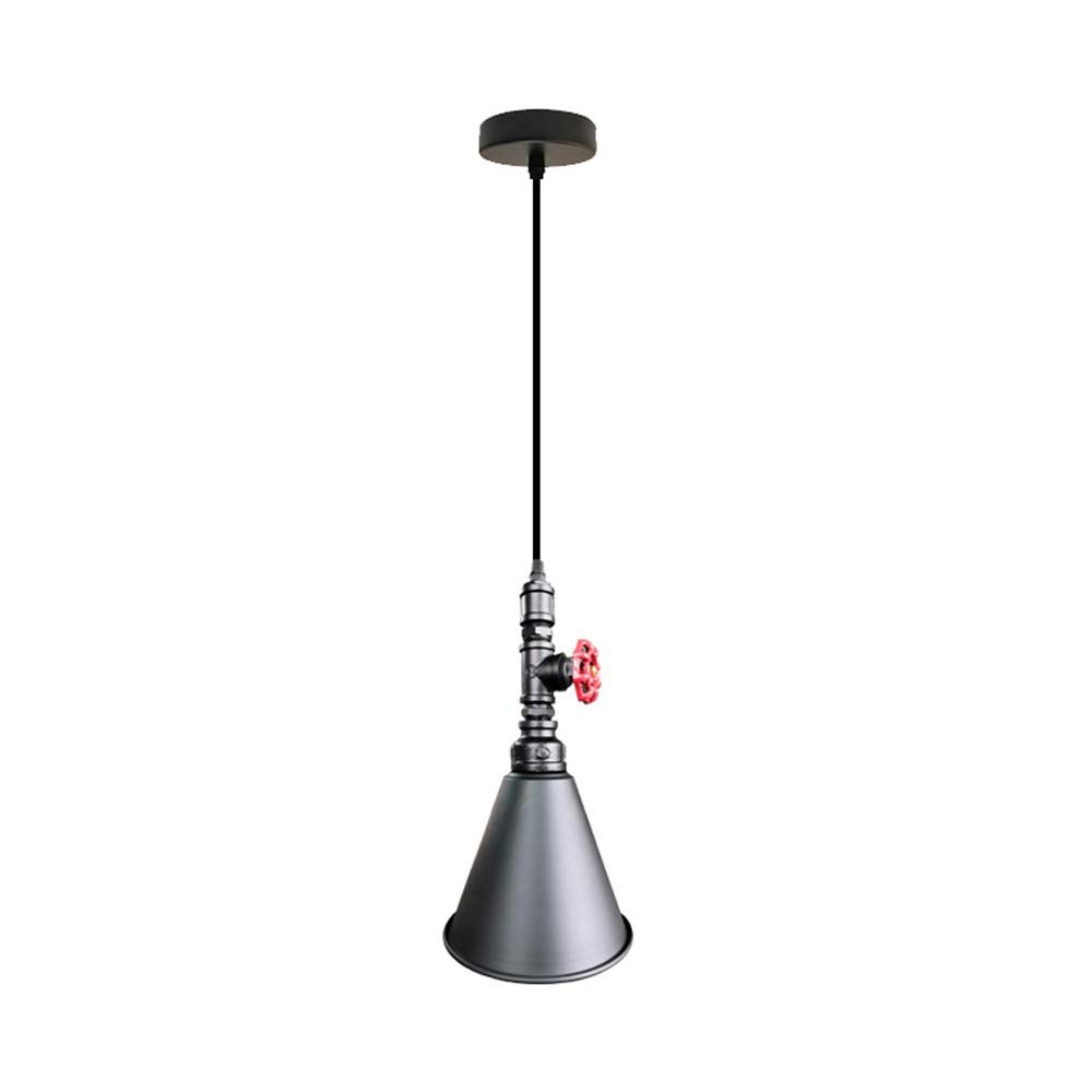 Lustre industriel tuyau d'eau vintage suspension réglable rustique E27