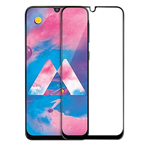 Image of CEDO Tempered Glass for Samsung Galaxy M30 / M30S | Screen Protector Full HD Quality Tempered Glass Anti-Scratch Edge to Edge Coverage with Easy Installation Kit (Black)