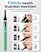 Ear Wax Removal Tool Camera Otoscope with Light, Ear Wax Removal Kit with 6 Ear Pick, Ear Camera- Green