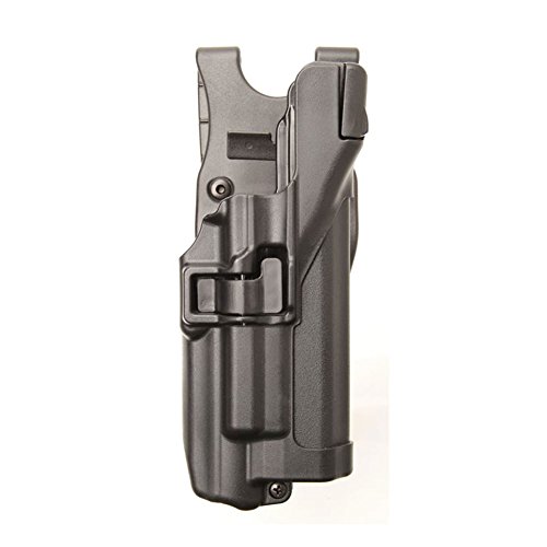 BLACKHAWK SERPA Level 3 Light Bearing Auto Lock Duty Holster, Right Hand, Black (S&W M&P 9/40 with/w/o Thumb Safety)