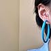 Blue Hoop Earrings for Women Neon Colorful Chunky Exaggerated Matte 80s 90s Party Summer Beach Vacation Outfits Jewelry