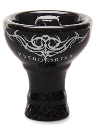 Sahara smoke narguilé pipe à eau hookah vortex tête tête pour disposer le tabac pot tRIBAL noir
