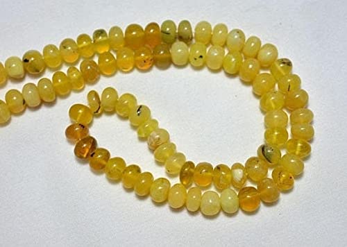 Perles opale jaune pour création de bijoux de lithothérapie et colliers artisanaux faits main