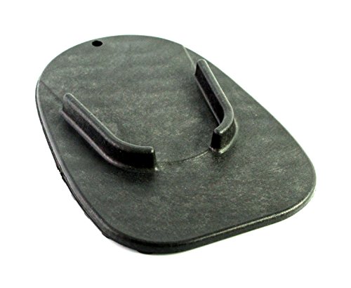 Motorcycle Kickstand Plate | Kick Stand Plate Pad Base For Motorcycle Motor Dirt Bike Perfect For Parking On Hot Asphalt And Soft Surfaces Multicolor Multipack (Black) #TOP2