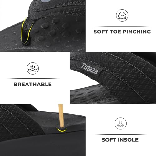 Image of Womens Platform Arch Support Flip Flops | Summer Wedge orthotic Slide Sandals footbed Thong Sandals for Pool Beach