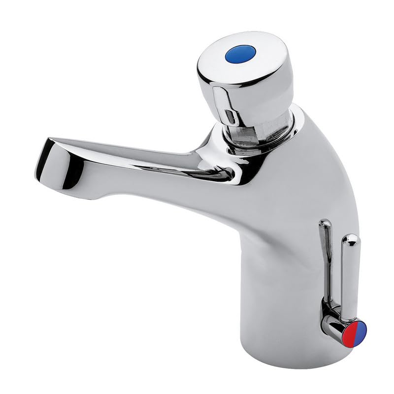 Mezclador temporizado de lavabo serie CLASSIC con mando pulsador - Idral