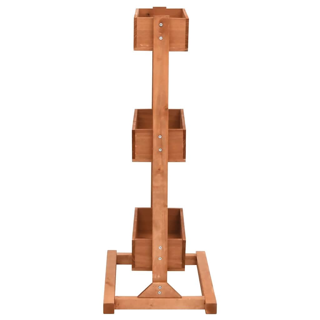 Scaffale per piante, 52 x 30 x 78 cm, in legno di abete