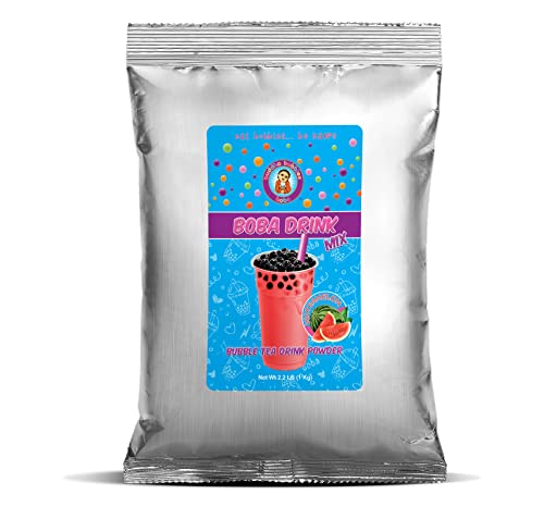 Premium WATERMELON Boba/Bubble Tea Drink Mix Powder By Buddha Bubbles