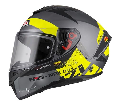 Casco Integral Trendy Canadian Antracite&Yellow