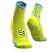 Compressport Pro Racing Socks v3.0 Run High Chaussette Running Adulte Unisexe, Jaune Fluo, T4