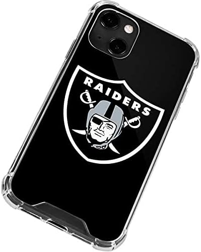 Skinit Clear Phone Case Compatible with iPhone 13 - Officially Licensed NFL Las Vegas Raiders Large Logo Design