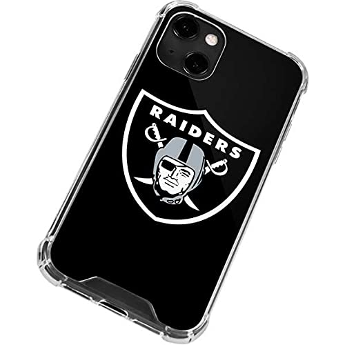 Skinit Clear Phone Case Compatible with iPhone 13 - Officially Licensed NFL Las Vegas Raiders Large Logo Design