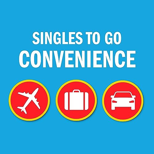 Skittles Singles To Go Tropical Variety Pack, Watertok Powdered Drink Mix, Includes 4 Flavors, Strawberry Starfruit, Mango Tangelo, Kiwi Lime, Pineapple Passionfruit, 1 Box (30 Servings) (Pack of 2)