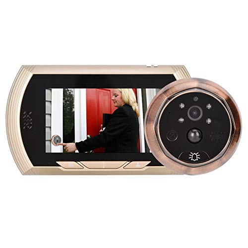 Videotürklingel, 4,3-Zoll-TFT-HD-Digitalkamera für Türspion Smart WiFi Wireless-Videotürklingel mit IR-Nachtsicht- und Bewegungserkennungsalarm