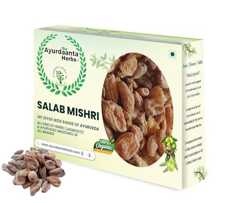 Image of Ayurdaanta Herbs - Salam Mishri /सालब मिश्री | Salab Mishri /सालब मिश्री | Polygonatum Verticillatum - 100% Pure & Original (10 Gram)