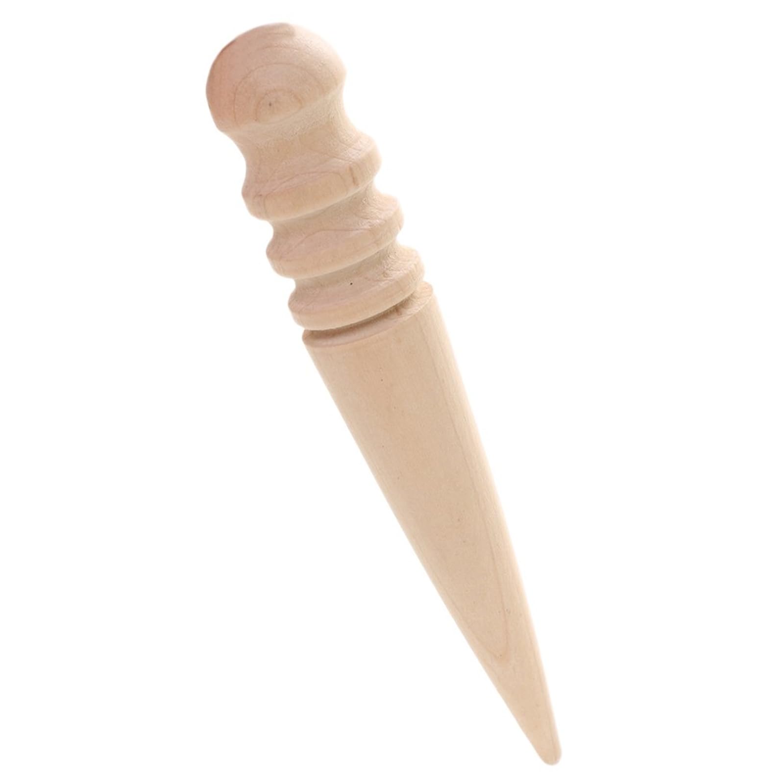Jazuaiao Edging Burnisher Leather Craft Polishing Grinding Tool Wood Leather Edging Slicker Burnisher Tool