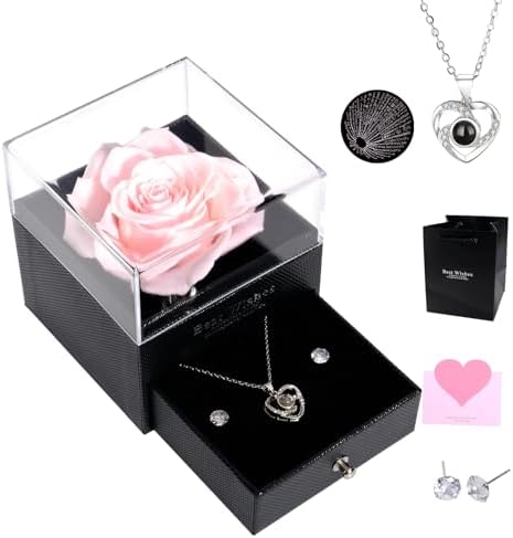 YEOVIBL Women’s Locket For 2 Pictures, Oval Amulet Necklace - View #5