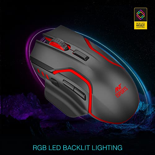 Ant-Esports-GM320-Pro-Optical-Wireless-Gaming-Mouse-with-RGB-LED-Backlit-Lighting-3200-DPI-Optical-Sensor-Type-C-Charging-Port-Black
