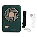 Wentylator USB, niski poziom decybeli, lekki i przenośny regulowany wentylator do domu do uprawiania sportu(Zielony)