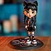 Just Play Wednesday Deluxe 6-inch Articulated Figure, 11-Pieces, Interchangeable Face Plates and Fashion, Customizable Collectible Figurine, Kids Toys for Ages 3 Up