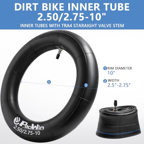 Cámaras de aire de moto de cross 70/100-10 para rodar sin pinchazos en circuitos de tierra 4