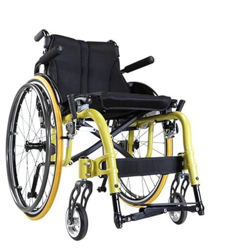 Generisch A-1 Gelb Schwarz Selbstantrieb Rollstuhl