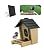 Sensforge Smart AI Bird Feeder Camera, 2.5K HD Live View, Solar-Powered Wooden Outdoor Feeder with AI Recognition, Weatherproof, App Notifications - Ideal for Bird Lovers, Parents & Kids