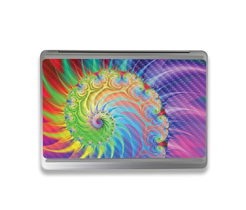 Image of MightySkins Carbon Fiber Skin Compatible with Microsoft Surface Laptop Studio 2 (2023) Full Wrap Kit - Color Fractal | Protective, Durable Textured Carbon Fiber Finish | Made in The USA