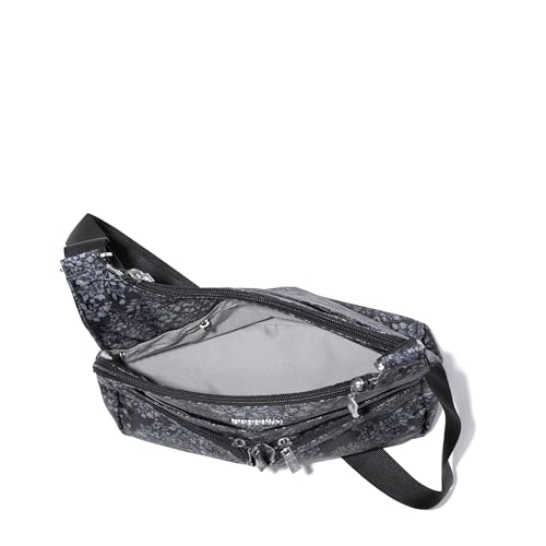 Image of Baggallini Crossbody Travel Bag 11x8.5 Lightweight Water-resistant Nylon Handbag