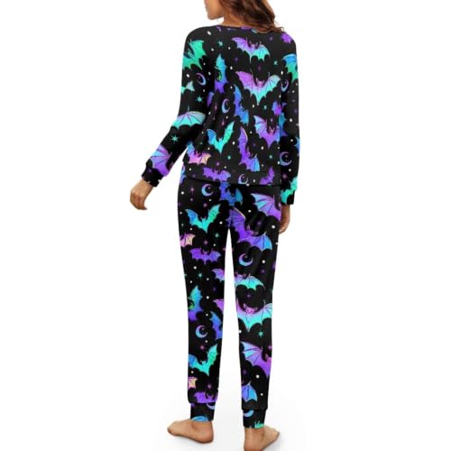 Image of Womens Lounge Set Long Sleeve Soft Pajama Sets