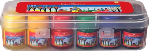 Image of Faber-Castell Poster Color - Pack of 12 (Assorted)