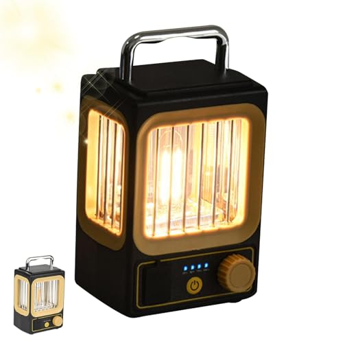 Faroles decorativos para exteriores, linterna portátil para camping, lámpara de jardín recargable, luces LED para tienda de campaña, luces decorativas inalámbricas para jardín al aire libre