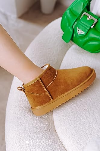 Project Cloud Genuine Suede Ankle Boots For Women thumb #4