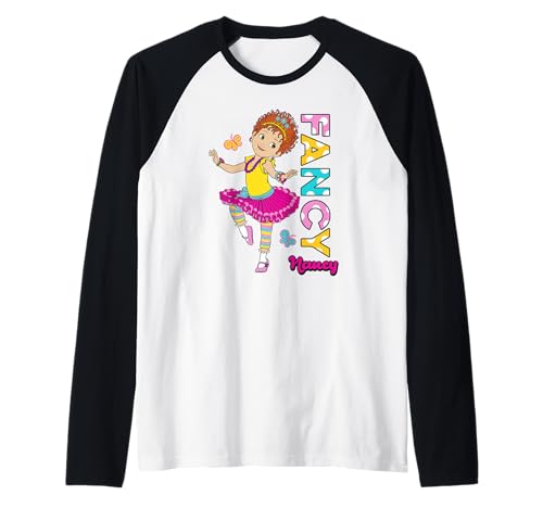Fancy Nancy Raglan Baseball Tee Disney t-shirt manche trois quarts fille