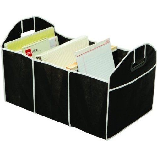 Primetrendz 2 In 1 Collapsible Folding Flat Trunk Organizer With Cooler For Car Suv Truck In Black Tm #TOP4