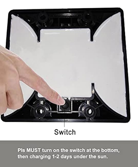 Solar Driveway Deck Light, IP68 Waterproof Driveway Reflector Outdoor Blue LED Light for Dock Walkway Lane Porch Patio Pathway Garden Yard Road Markers (Blue, 4 Pack)