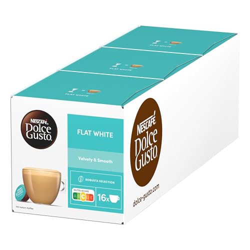 NESCAFÉ DOLCE GUSTO Flat White Kaffeekapseln 3er Pack (3 x 16 Kapseln) NESCAFÉ DOLCE GUSTO Flat White Kaffeekapseln 3er Pack (3 x 16 Kapseln)