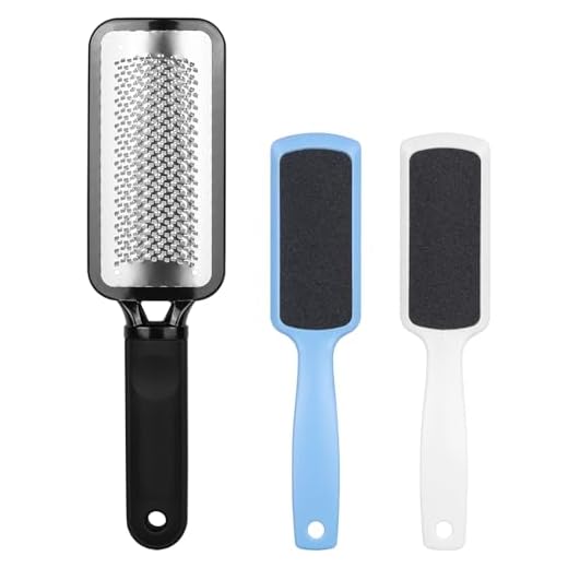 3 Pcs Colossal Foot Files Kit Foot Rasp and Double-Sided Heel File Pedicure Callus Remover Stainless Steel Foot Grater for Dead Skin Professional